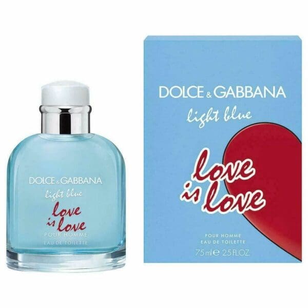 Dolce & Gabbana Light Blue LOVE IS LOVE 2.5 Oz man eau de toilette